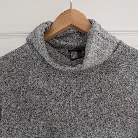 aerie cropped turtleneck heathered grey size small - Picture 2 of 13